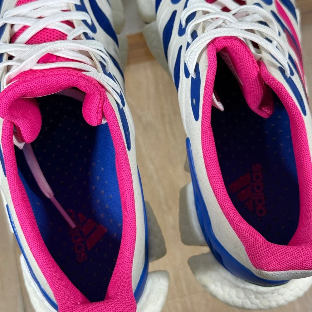adidas Climacool Vento White Blue Pink Sneakers 11.5